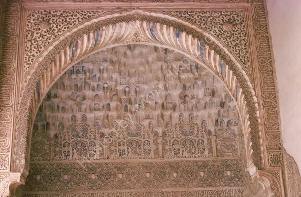 Plasterwork, Al Hambra, Granada